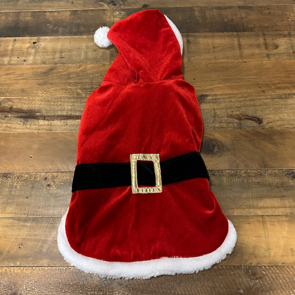 Santa Outfit for small dog or cat, size Medium
